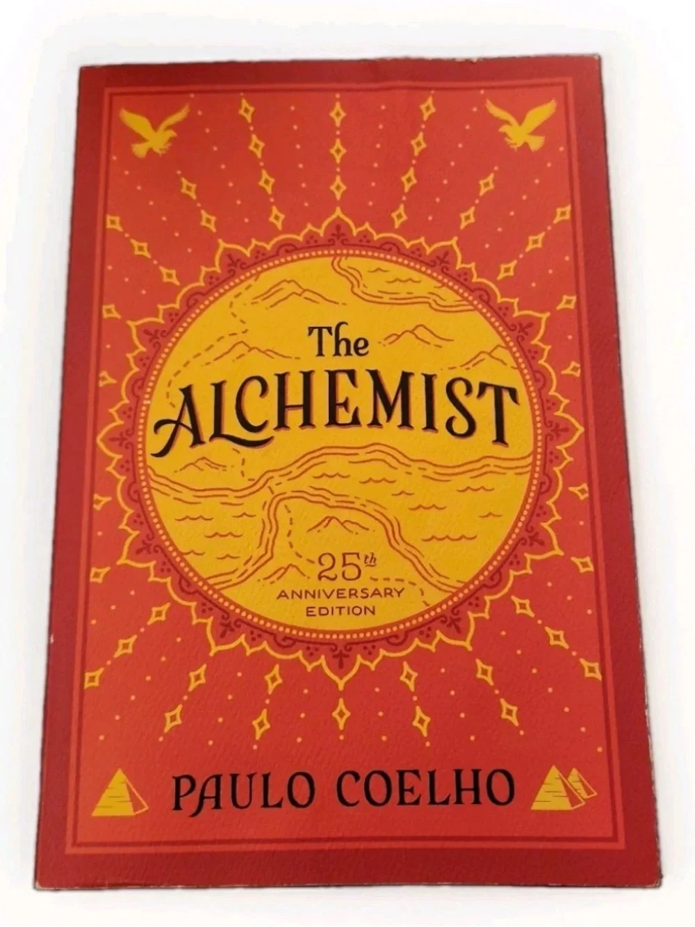 The Alchemist 25th Anniversary Edition Hardcover - Red and Yellow